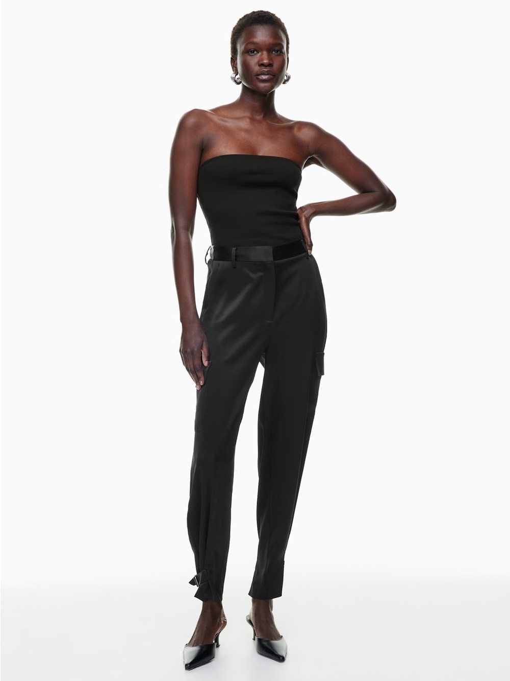 Babaton Refined Satin Cargo Pant